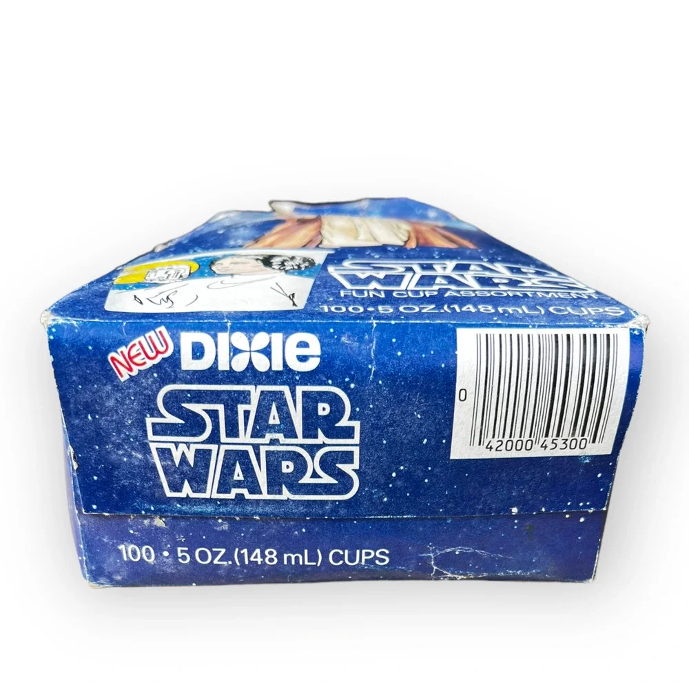 Vintage Star Wars 1980 Dixie Fun Cup Assortment In the Original Box - 1/2 full
